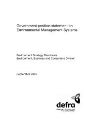 position statement on environmental management systems - IEMA