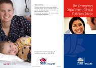 The Emergency Department Clinical Initiatives Nurse - the NSW ...