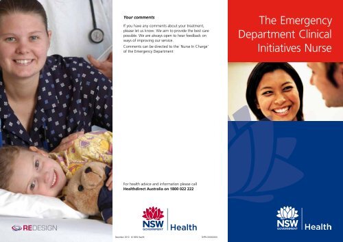 The Emergency Department Clinical Initiatives Nurse - the NSW ...