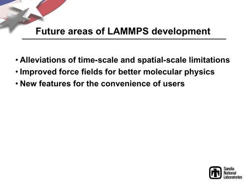 LAMMPS for beginners - Sandia National Laboratories