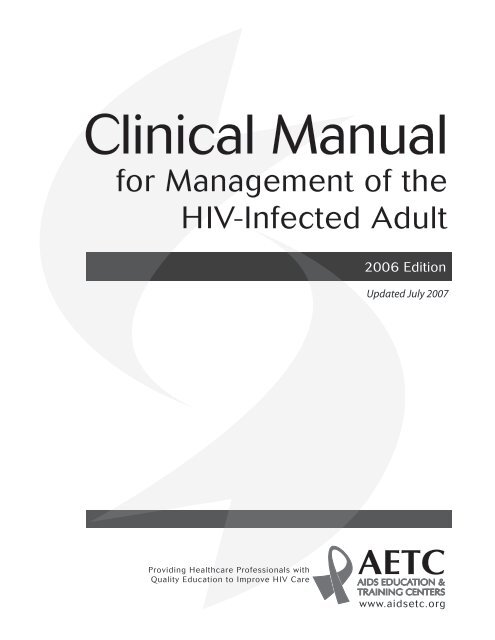 Clinical Manual for Management of the HIV-Infected ... - myCME.com