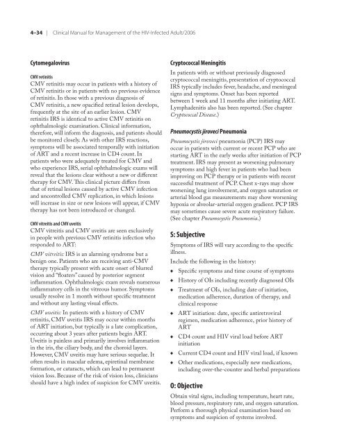 Clinical Manual for Management of the HIV-Infected ... - myCME.com
