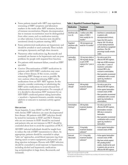 Clinical Manual for Management of the HIV-Infected ... - myCME.com