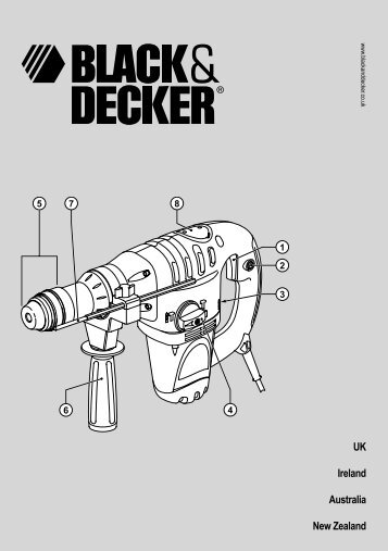 Rotary Hammer Drill - Service - Black & Decker
