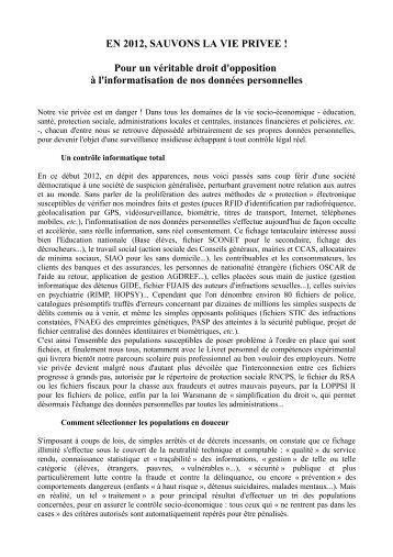 TÃ©lÃ©charger le texte en pdf - Collectif national de rÃ©sistance Ã  Base ...