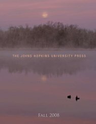 Fall 2008 - The Johns Hopkins University Press