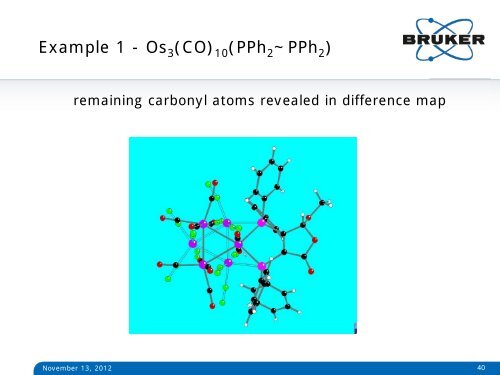 Advanced Crystallography: Refinement of Disordered ... - Bruker