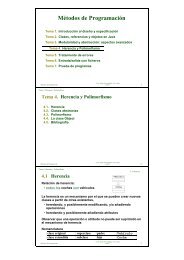 Tema 4. Herencia y Polimorfismo - CTR