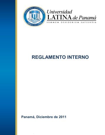 Reglamento de Recursos Humanos 21.12.11 - Universidad Latina ...