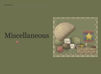 Miscellaneous - Priscilla's Crochet