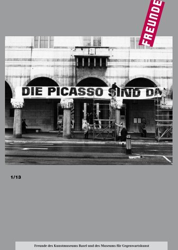 Mitgliedermagazin 1-13 (849.85 kB) - Freunde des Kunstmuseums ...