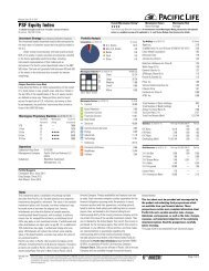 Equity Index, Blackrock - Pacific Life Insurance Company