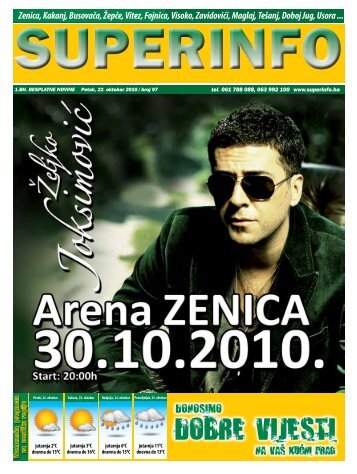 Zenica, Kakanj, BusovaÄa, Å½epÄe, Vitez, Fojnica, Visoko ... - Superinfo