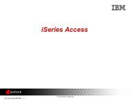 iSeries Access for Windows - IBM