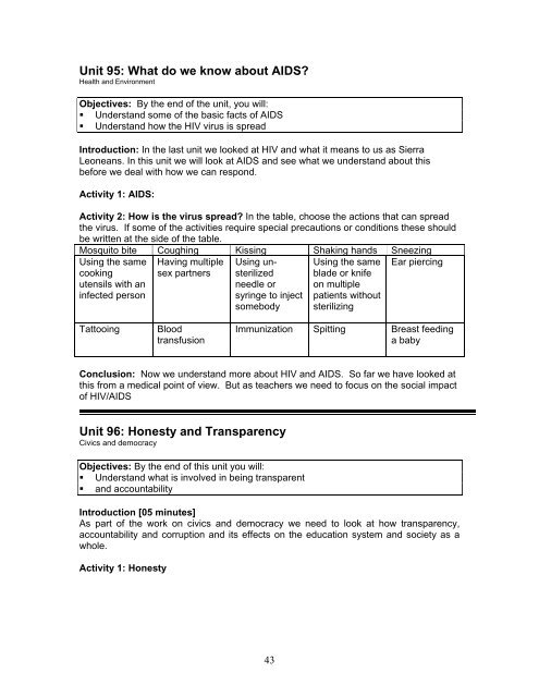 Pre-service Emerging Issues 2nd Year