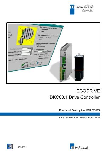 ECODRIVE DKC03.1 Drive Controller - Bosch Rexroth