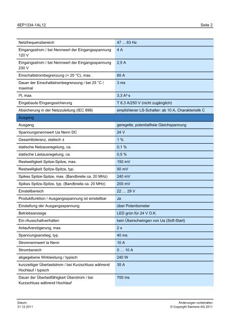 Product data sheet 6EP1334-1AL12 - TP Automation e.K.