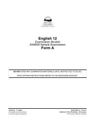 English 12 Form A - QuestionBank.CA