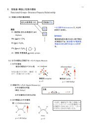 官能基とその性質