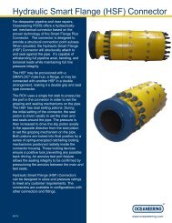 Hydraulic Smart Flange (HSF) Connector - Oceaneering