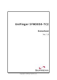 UniFinger SFM3050-TC2 - Suprema