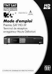 Premio SAT HD-W - Forum CGV