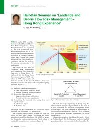 Landslide and Debris Flow Risk Management â Hong Kong ...