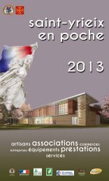 guide pratique 2013 - Saint-Yrieix-la-Perche