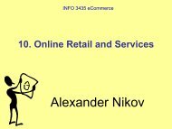 Online retailing and services