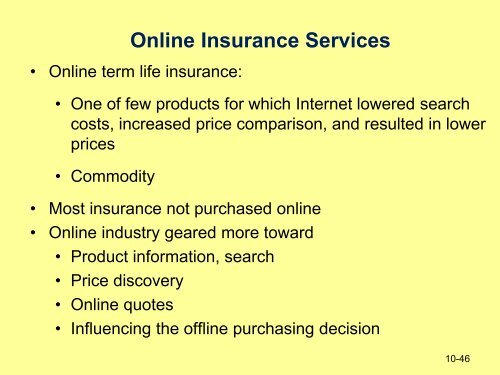 Online retailing and services