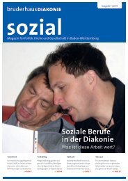 Sozial - BruderhausDiakonie