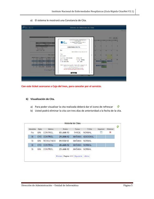 Bienvenido a la Guía Rápida de Citas Online del Instituto Nacional ...