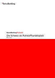 Die Schweiz als Rohstoffhandelsplatz - Association suisse des ...