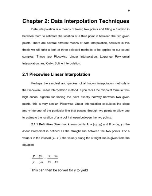 Data Interpolation and Its Effects on Digital Sound Quality - McMurry ...