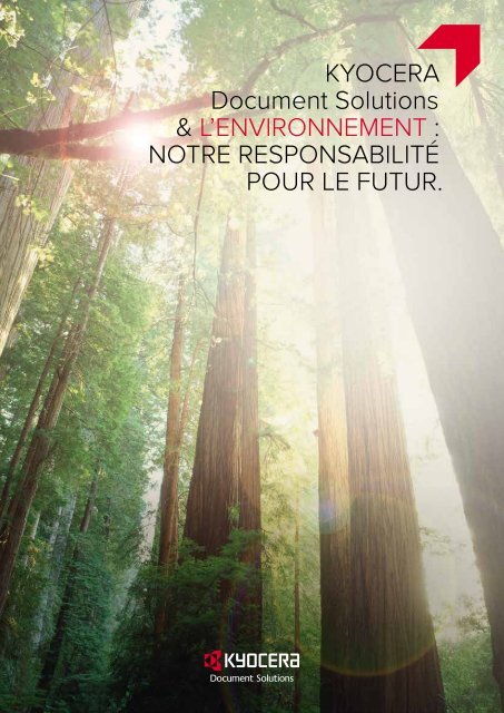 Brochure Environnement - Kyocera