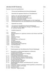 Jahresbericht 2007 - Caritas Wohn