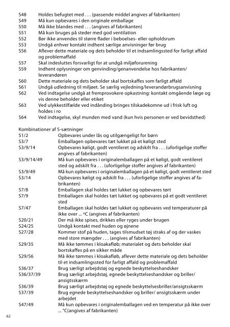 Regulering af allergifremkaldende og hudirriterende kemiske stoffer ...