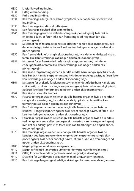 Regulering af allergifremkaldende og hudirriterende kemiske stoffer ...