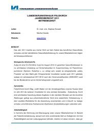 landeskrankenhaus feldkirch jahresbericht 2011 betriebsarzt