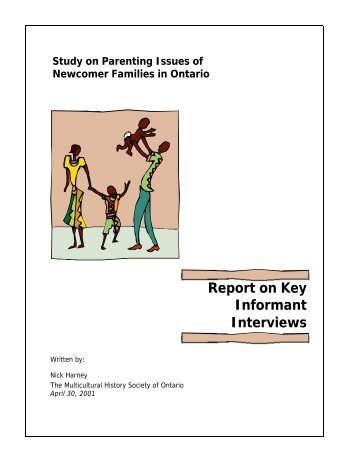 Report on Key Informant Interviews - Settlement.org