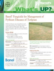 Banol Fungicide for Management of Pythium ... - Backed by Bayer