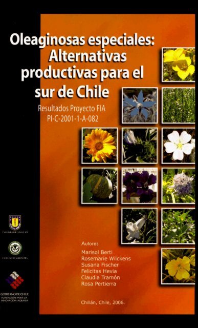 Oleaginosas especiales alternativas productivas para el Sur de Chile