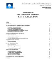 Bericht aus der Käthe-Kollwitz-Schule, Langenselbold 2010/11