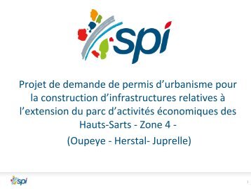 Volet A : AmÃ©nagements internes Ã  la zone 4 - SPI