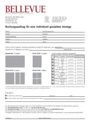 Buchungsauftrag f