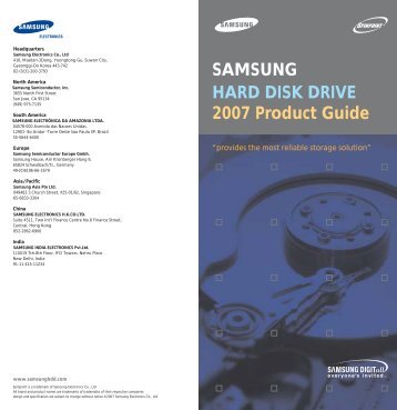 Spinpoint P80SD series - Samsung