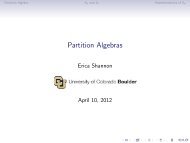 Partition Algebras