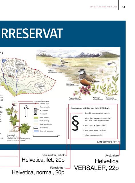 Att skylta skyddad natur - Skogsstyrelsen