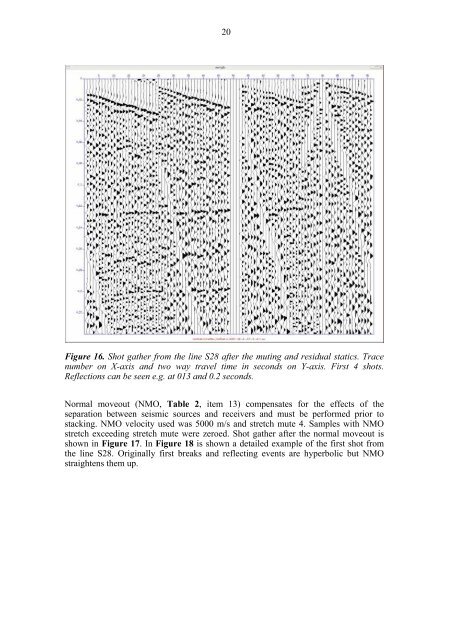 Seismic 2D Reflection Processing and Interpretation of ... - Posiva