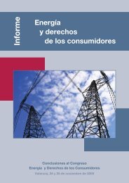 Conclusiones del Congreso EnergÃ­a y Derechos de los ... - Cecu